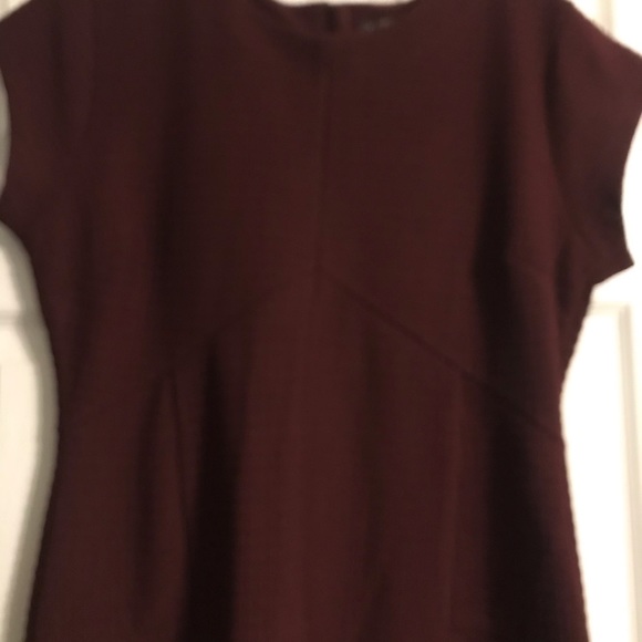 COPY - Banana Republic Women’s Burgundy Petite Dress - Picture 3 of 5
